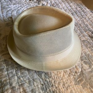 Henschel Hat Company | Rockport Fedora Linen Hat Size XL (Choice Khaki/Natural)